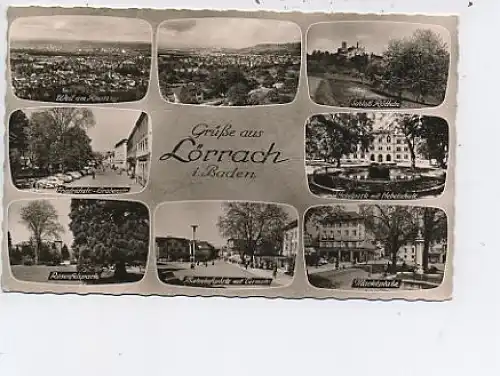 Grüße aus Lörrach in Baden Teilansichten ngl 43.783