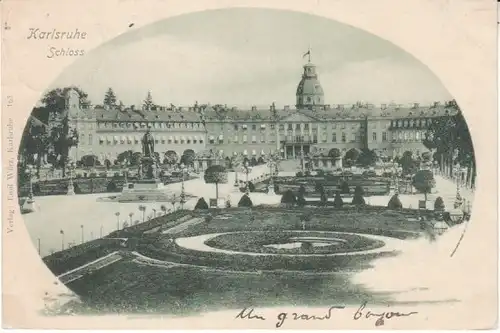 Karlsruhe Großherzgl.Schloß gl1899 26.374