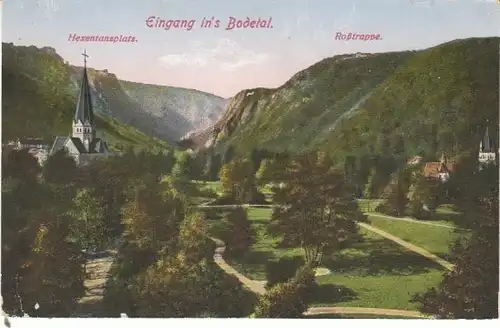 Bodetal Hexentanzplatz Roßtrappe ngl 27.921