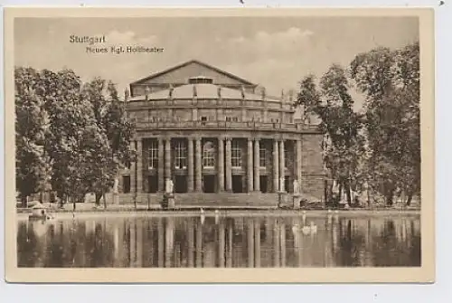 Stuttgart Kgl. Hoftheater feldpgl1918 34.525