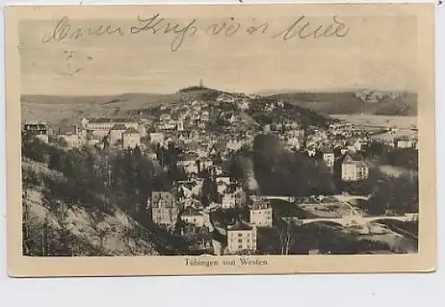 Tübingen Ansicht von Westen glca.1915 34.432