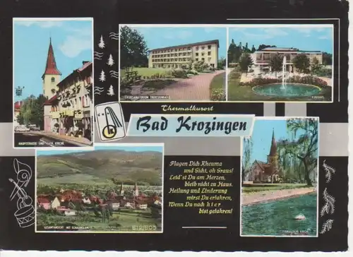 Bad Krozingen Mehrbildkarte gl1967 74.369