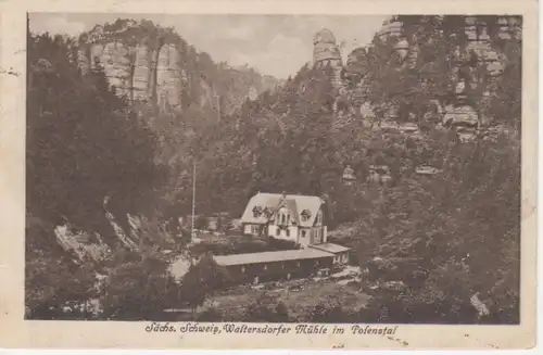 Sächs. Schweiz Waltersdorfer Mühle gl1926 75.741