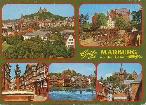 Marburg 5 Teilansichten gl1990 116.787