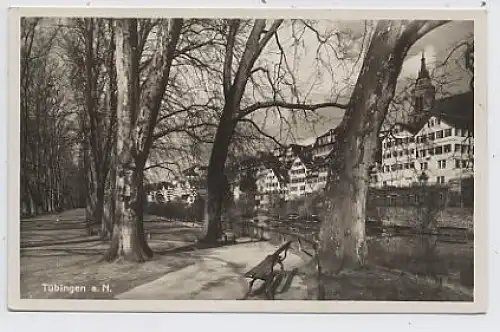 Tübingen am Neckar Teilansicht gl1932 34.885