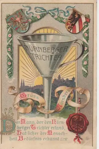 Nürnberg Nürnberger Trichter gl1914 75.081