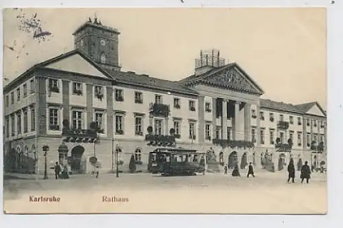 Karlsruhe Rathaus gl1906 34.819