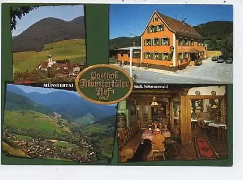 Münstertal Gasthof Münstertaler Hof ngl 45.946