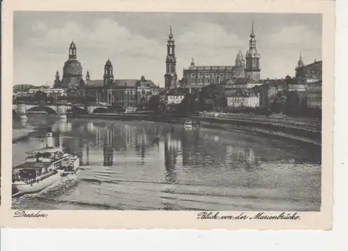 Dresden Blick von der Marienbrücke ngl 75.836