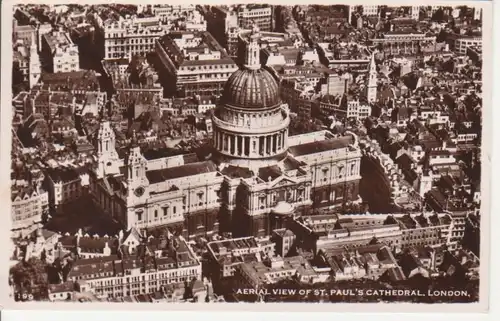 London Aerial View Of St.Paul's Cathedral gl1950 74.684