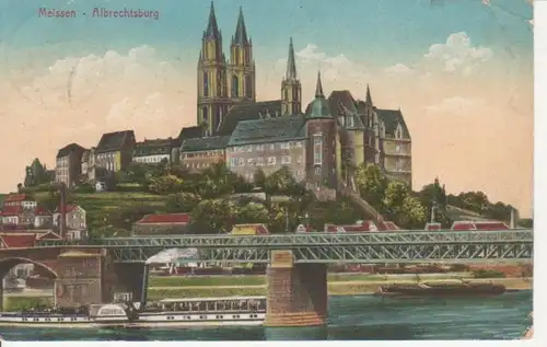 Meißen an der Elbe Albrechtsburg gl1925 75.903