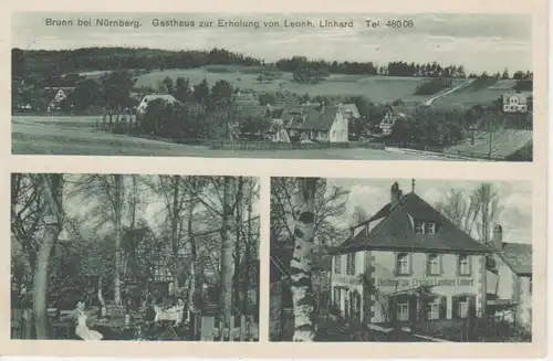 Nürnberg Brunn Gasthaus zur Erholung gl1929 75.065