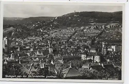 Stuttgart von der Uhlandshöhe gesehen gl1939 38.182