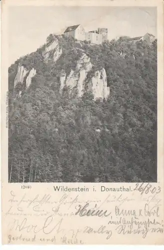 Donauthal Wildenstein bei Beuron gl1903 24.319