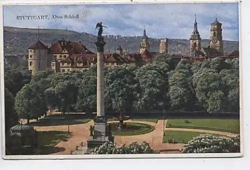 Stuttgart Schlossplatz Altes Schloss ngl 38.061