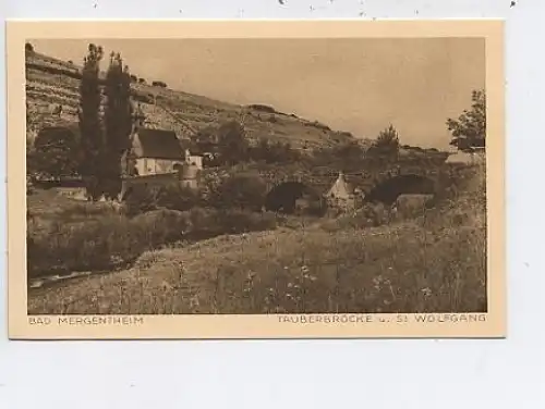 Bad Mergentheim Tauber-Brücke St.Wolfgang ngl 42.901