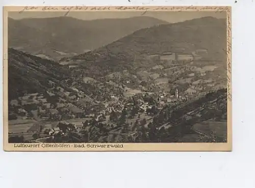 Offenhöfen bad. Schwarzwald Gesamtansicht gl1932 43.431