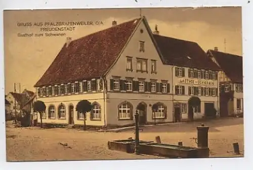 Pfalzgrafenweiler Gasthof zum Schwanen gl1926 42.387