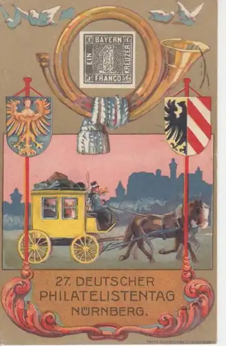 Nürnberg 27. Dt. Philatelistentag 1921 gl1921 74.429