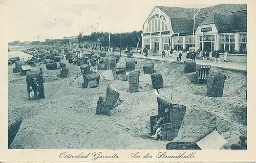 Ostseebad Grömitz An der Strandhalle gl1936 116.233