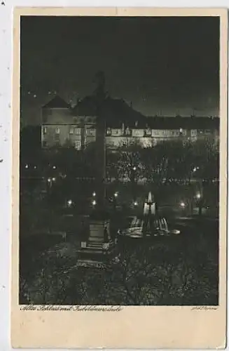 Stuttgart Altes Schloss Jubiläumssäule gl1931 38.194