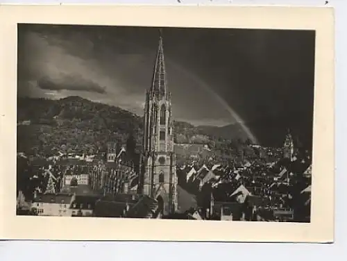 Freiburg i.Br. Regenboden über Münster ngl 43.017