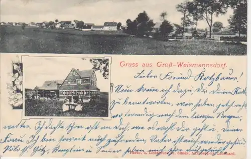 Groß-Weismannsdorf Totalansicht gl1910 74.997