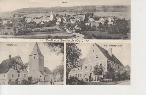 Sindelbach Oberpfalz Mehrbildkarte gl1918 74.828