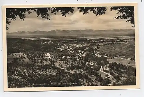 Badenweiler Blick auf die Vogesen ngl 41.913