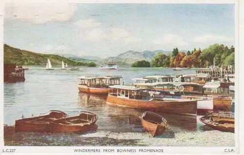 Windermere From Bowness Promenade gl1953 74.669