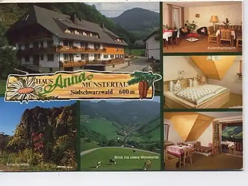 Münstertal Haus Anna Mehrbild- Klappkarte ngl 44.770