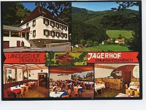 Staufen Etzenbach Gasthof Pension Jägerhof ngl 44.786