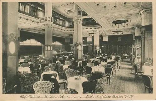 Berlin Café Woerz und Billard-Akademie gl1928 117.445