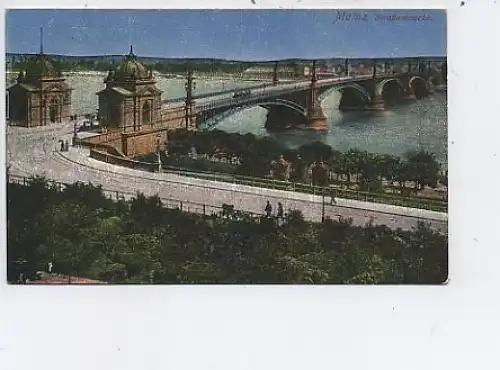 Mainz Straßenbrücke feldpgl1916 43.480