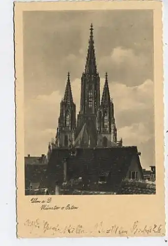 Ulm a.D. Münster von Osten gl1941 38.328