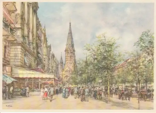 Berlin Kurfürstendamm nach Aquarell ngl 75.289