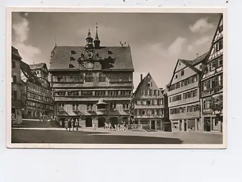 Tübingen Marktplatz gl1964 42.235