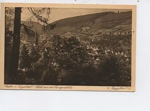 Calw Blick von der Georgenhöhe gl1926 43.317