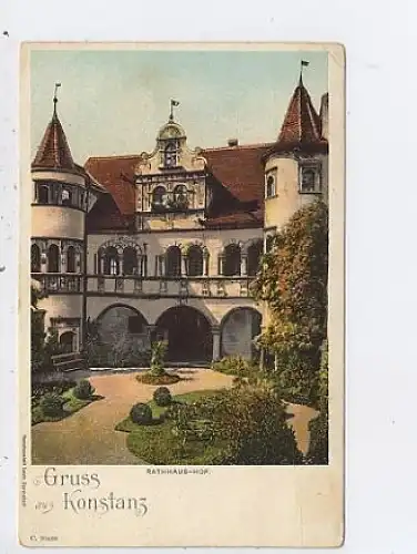 Konstanz a.B. Rathaus-Hof ngl 42.945