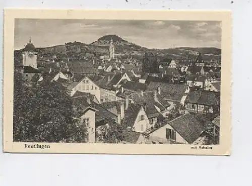 Reutlingen mit Achalm Teilansicht ngl 43.233