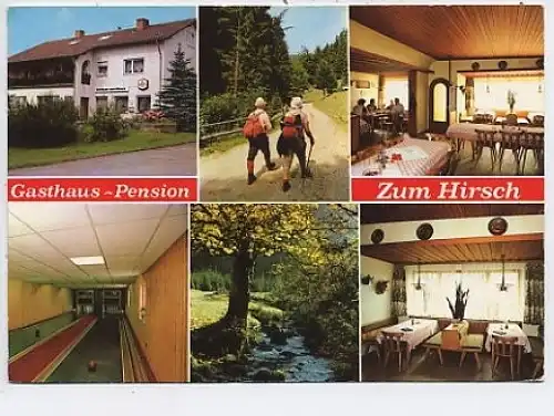 Würzbach Gasthaus Pension Zum Hirsch ngl 43.847