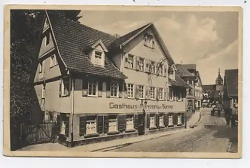Bad Liebenzell Gasthaus Pension zur Sonne ngl 42.358