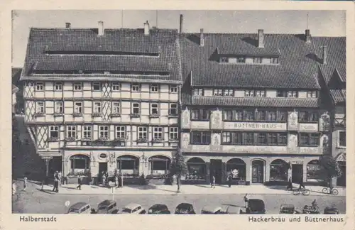Halberstadt Hackerbräu und Büttnerhaus ngl 90.977