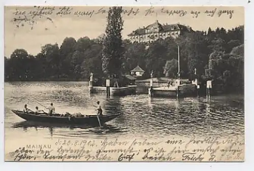 Insel Mainau Bootspartie Schloss gl1902 42.624