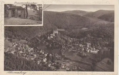 Schwarzburg Trippsteinhäuschen Panorama gl1932 96.434