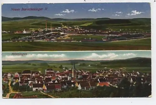 Münsingen Barackenlager II Stadt feldpgl1917 42.434
