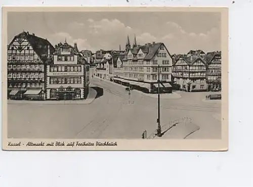 Kassel Altmarkt mit Freiheiter Durchbruch ngl 43.475