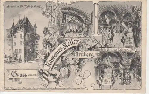 Nürnberg Nassauer Keller C. Lederer gl1909 75.028