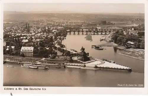 Koblenz a.Rh. Das Deutsche Eck gl1939 24.704