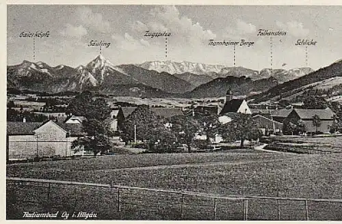 Radiumbad Oy Allg. Alpenkette gl1937 B1.961